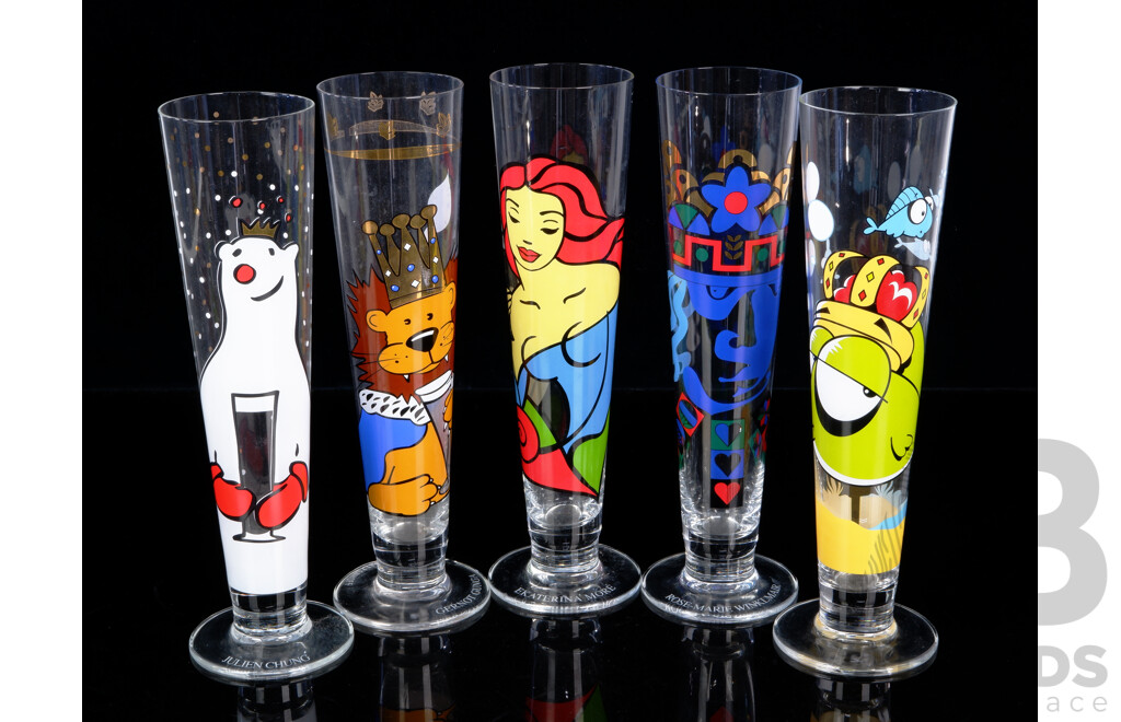 Collection Five Ritzenhoff Novelty Glasses