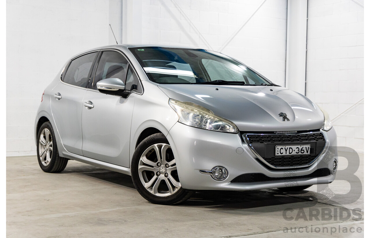 7/2013 Peugeot 208 Allure Premium 5d Hatchback Aluminium Grey Metallic 1.6L