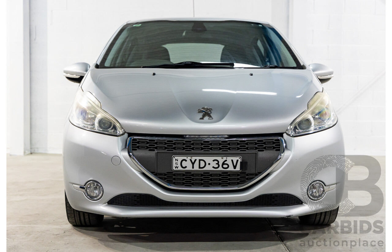 7/2013 Peugeot 208 Allure Premium 5d Hatchback Aluminium Grey Metallic 1.6L