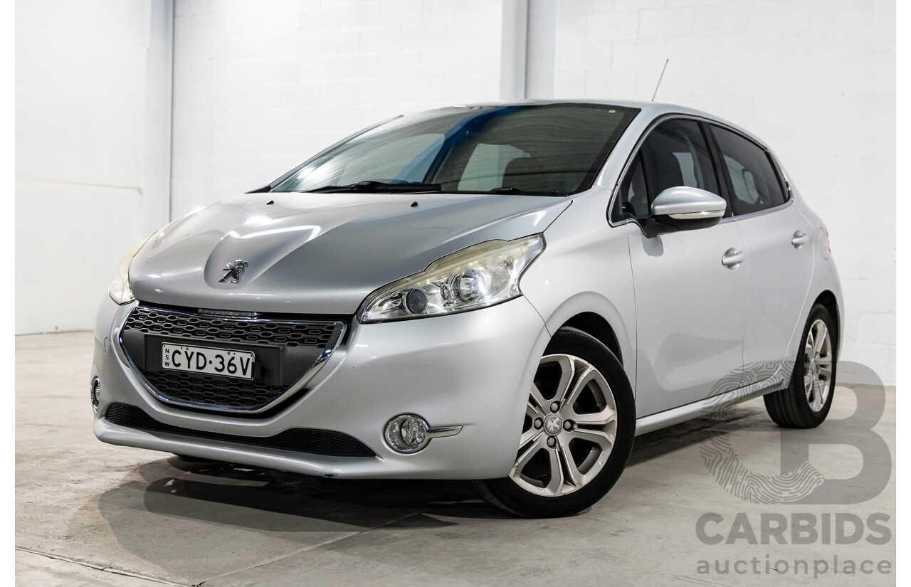 7/2013 Peugeot 208 Allure Premium 5d Hatchback Aluminium Grey Metallic 1.6L