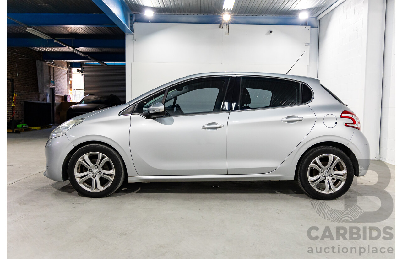 7/2013 Peugeot 208 Allure Premium 5d Hatchback Aluminium Grey Metallic 1.6L