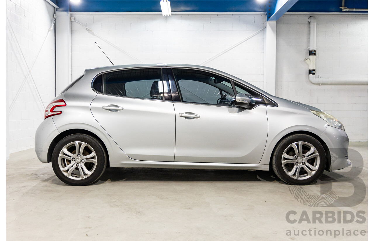 7/2013 Peugeot 208 Allure Premium 5d Hatchback Aluminium Grey Metallic 1.6L