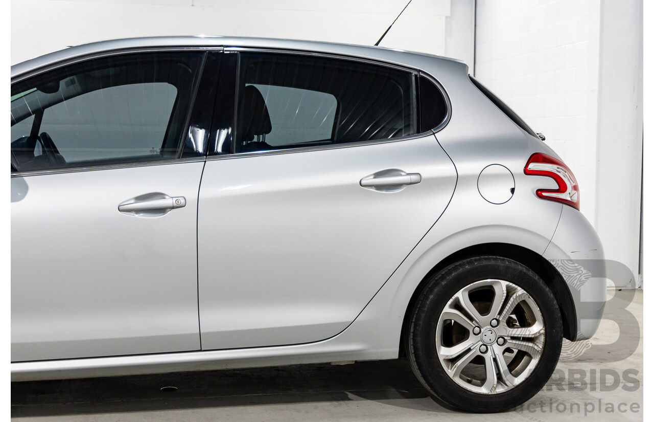 7/2013 Peugeot 208 Allure Premium 5d Hatchback Aluminium Grey Metallic 1.6L