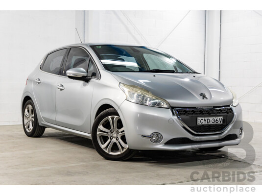 7/2013 Peugeot 208 Allure Premium 5d Hatchback Aluminium Grey Metallic 1.6L