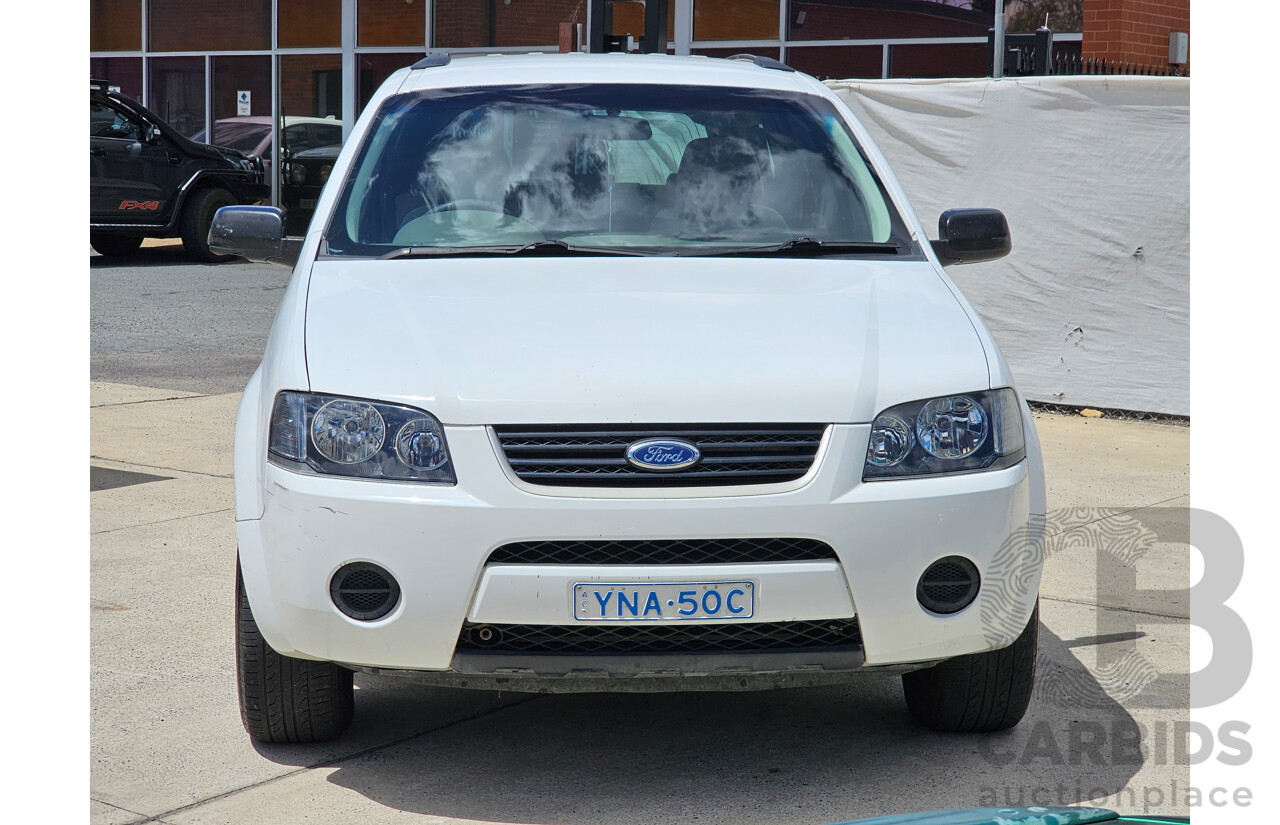 6/2007 Ford Territory TX (4x4) SY 4d Wagon White 4.0L