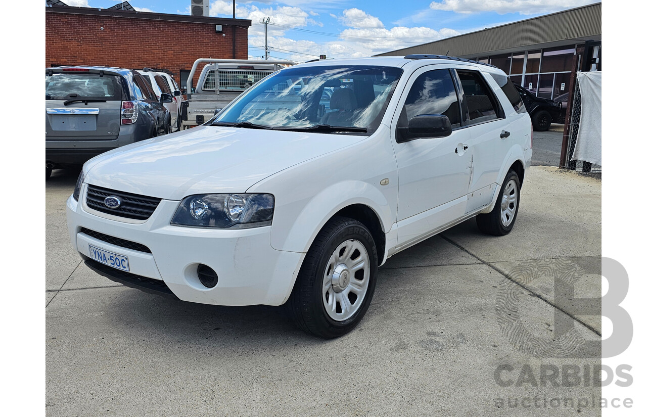 6/2007 Ford Territory TX (4x4) SY 4d Wagon White 4.0L