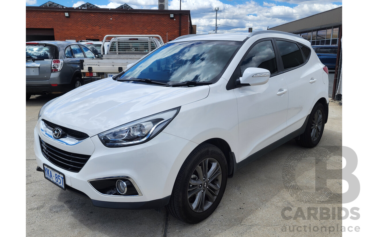 6/2014 Hyundai Ix35 Trophy (fwd) LM SERIES II 4d Wagon White 2.0L