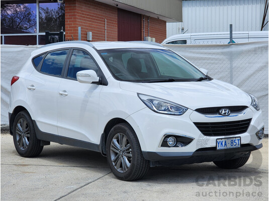 6/2014 Hyundai Ix35 Trophy (fwd) LM SERIES II 4d Wagon White 2.0L