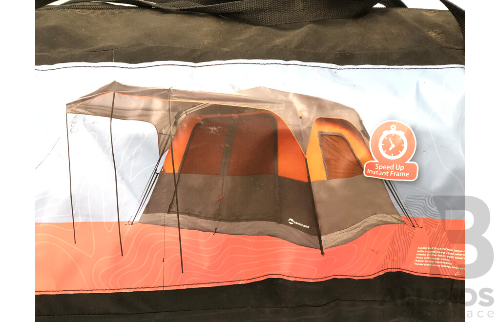 Hinterland Six Person Instant Tent and  Coleman Screen Dome Combo