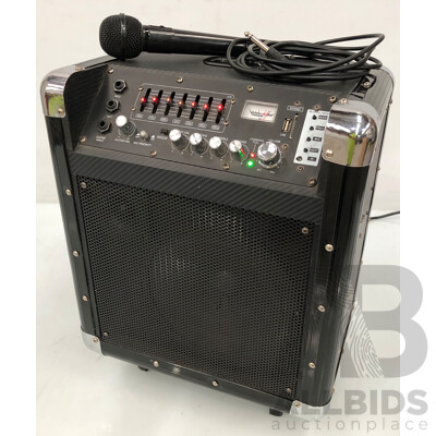 Portable Public Address, Guitar Amplifier, Speaker System