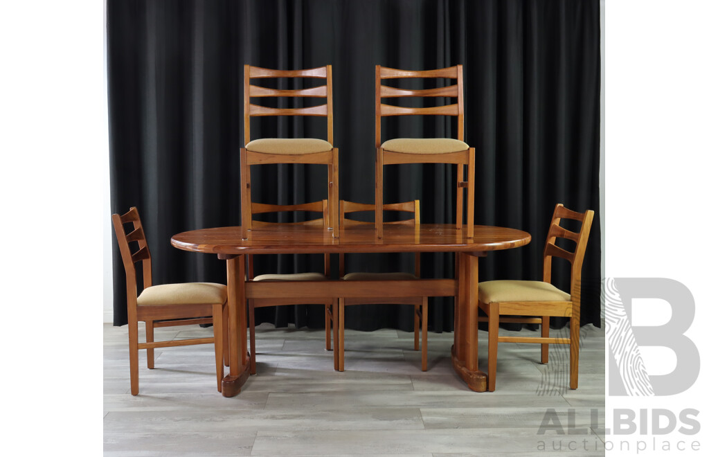 Tasmanian Blackwood Six Piece Dining Suite