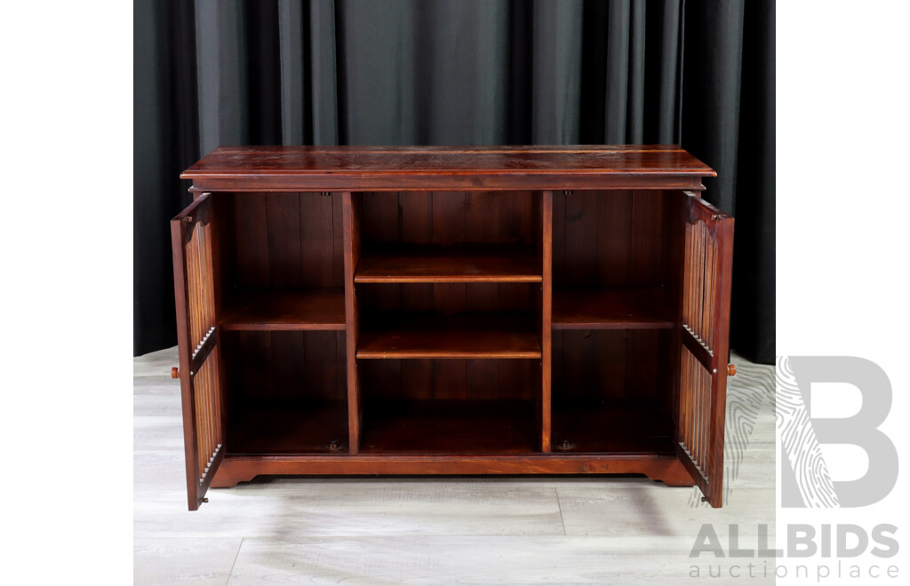 Indonesian Mahogany Sideboard