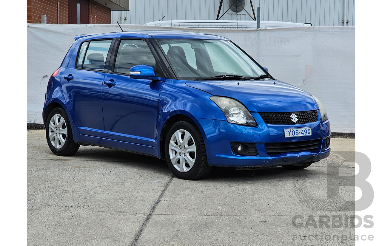 10/2010 Suzuki Swift RE.4 EZ MY07 UPDATE 5d Hatchback Blue 1.5L