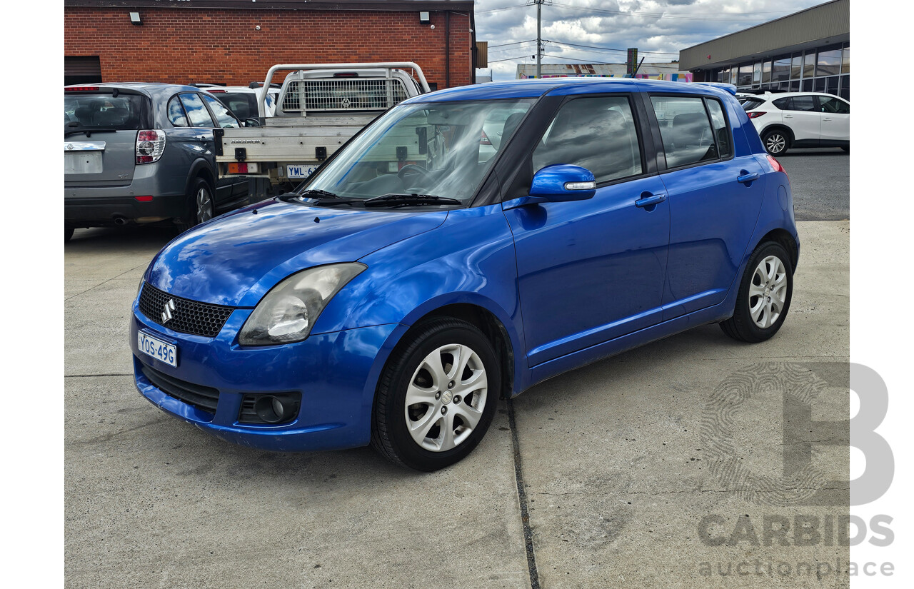 10/2010 Suzuki Swift RE.4 EZ MY07 UPDATE 5d Hatchback Blue 1.5L