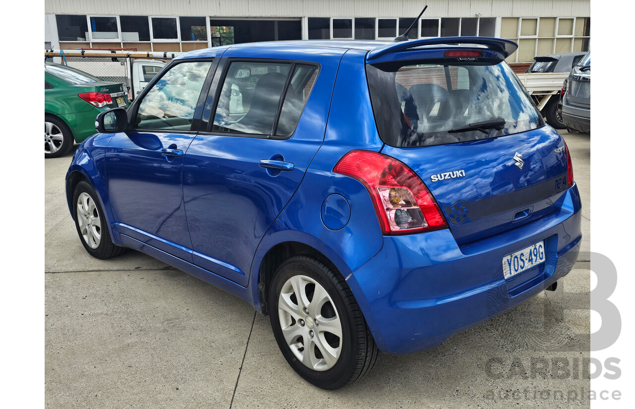 10/2010 Suzuki Swift RE.4 EZ MY07 UPDATE 5d Hatchback Blue 1.5L