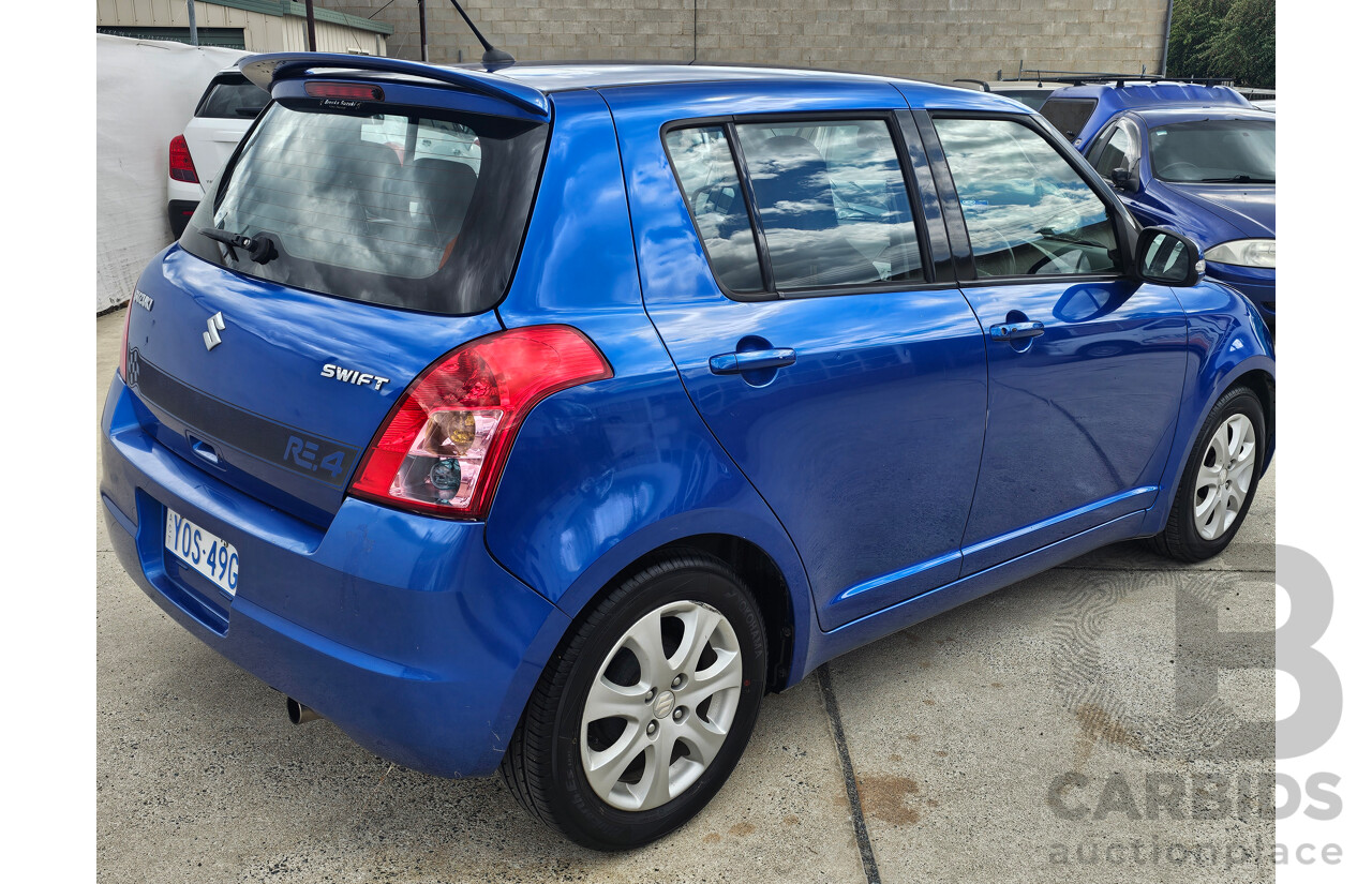 10/2010 Suzuki Swift RE.4 EZ MY07 UPDATE 5d Hatchback Blue 1.5L