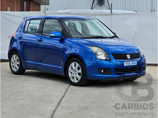 10/2010 Suzuki Swift RE.4 EZ MY07 UPDATE 5d Hatchback Blue 1.5L