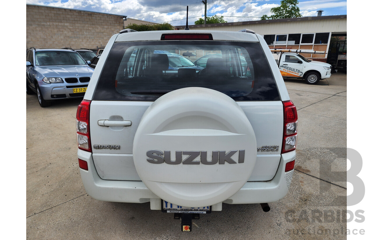 8/2009 Suzuki Grand Vitara (4x4) JT MY08 UPGRADE 4d Wagon White 2.4L