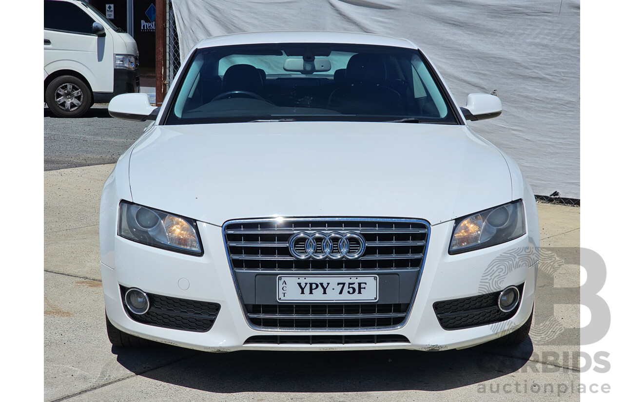 6/2010 Audi A5 2.0 TFSI 8T 2d Coupe White 2.0L