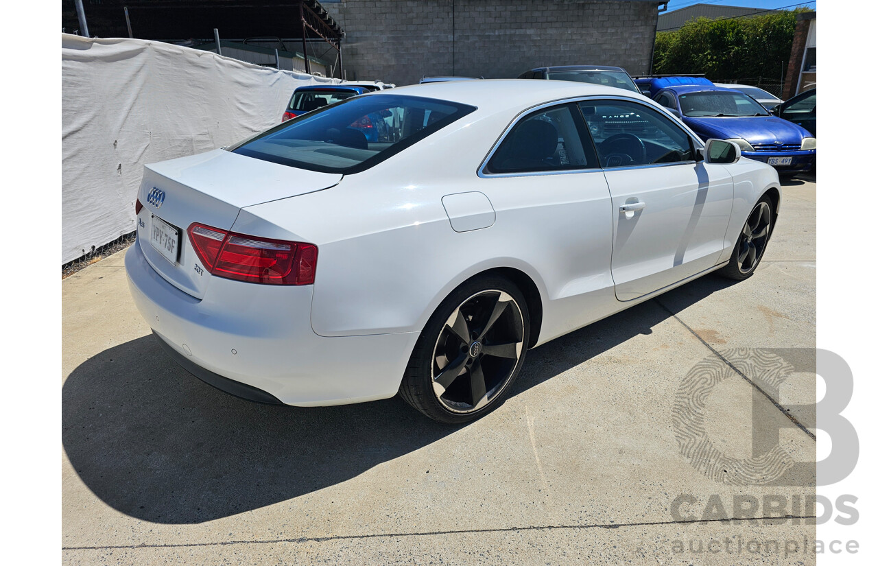 6/2010 Audi A5 2.0 TFSI 8T 2d Coupe White 2.0L