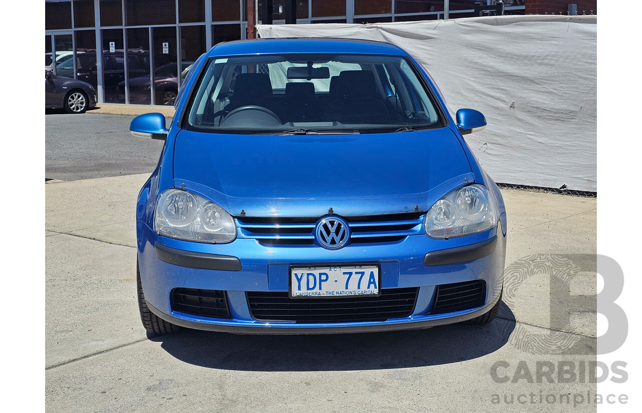 12/2004 Volkswagen Golf 1.6 Trendline 1K 5d Hatchback Blue 1.6L