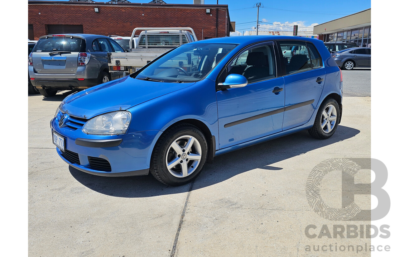 12/2004 Volkswagen Golf 1.6 Trendline 1K 5d Hatchback Blue 1.6L