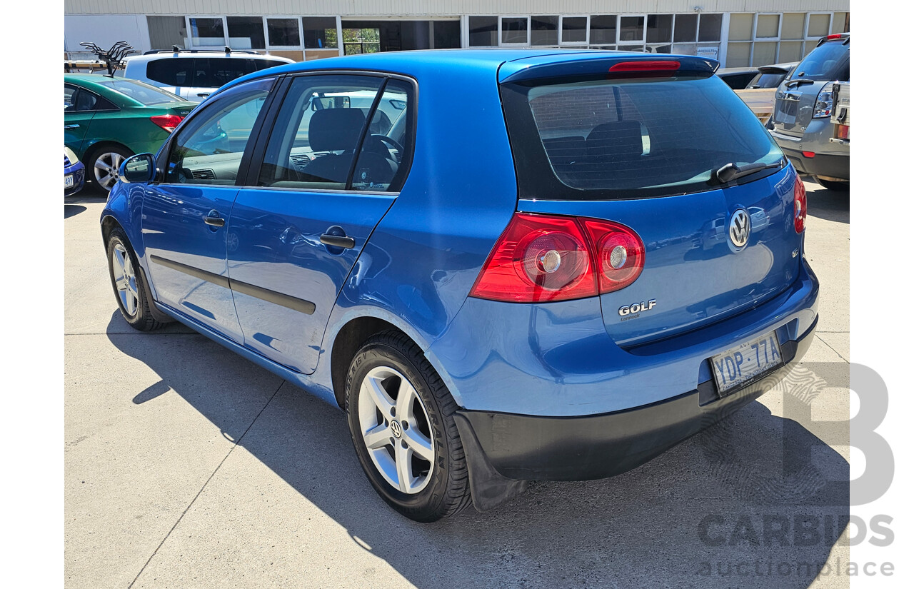 12/2004 Volkswagen Golf 1.6 Trendline 1K 5d Hatchback Blue 1.6L