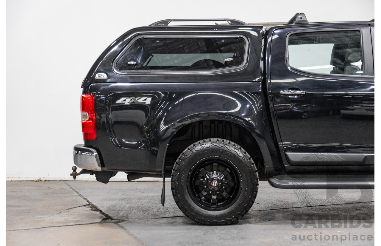 7/2014 Holden Colorado LTZ (4x4) RG MY14 4d Dual Cab Black Sapphire Metallic Turbo Diesel 2.8L