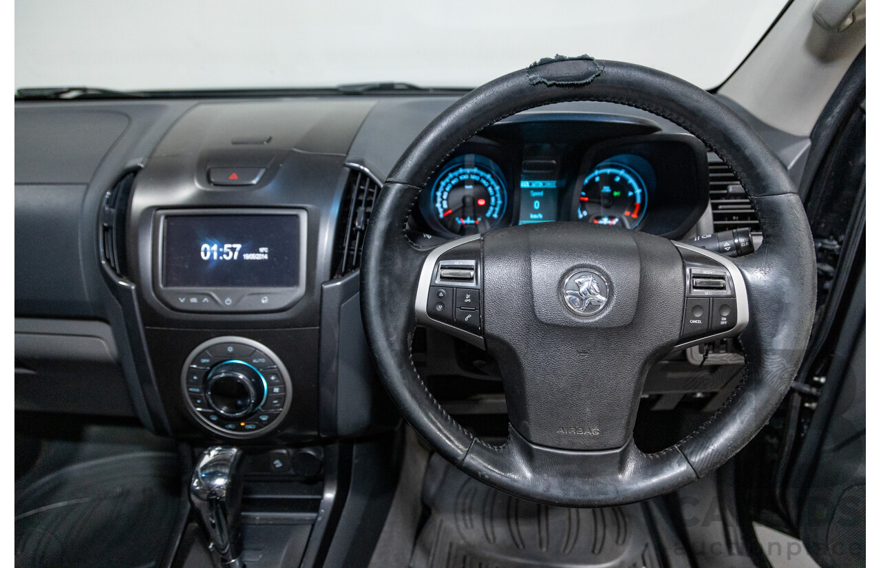 7/2014 Holden Colorado LTZ (4x4) RG MY14 4d Dual Cab Black Sapphire Metallic Turbo Diesel 2.8L