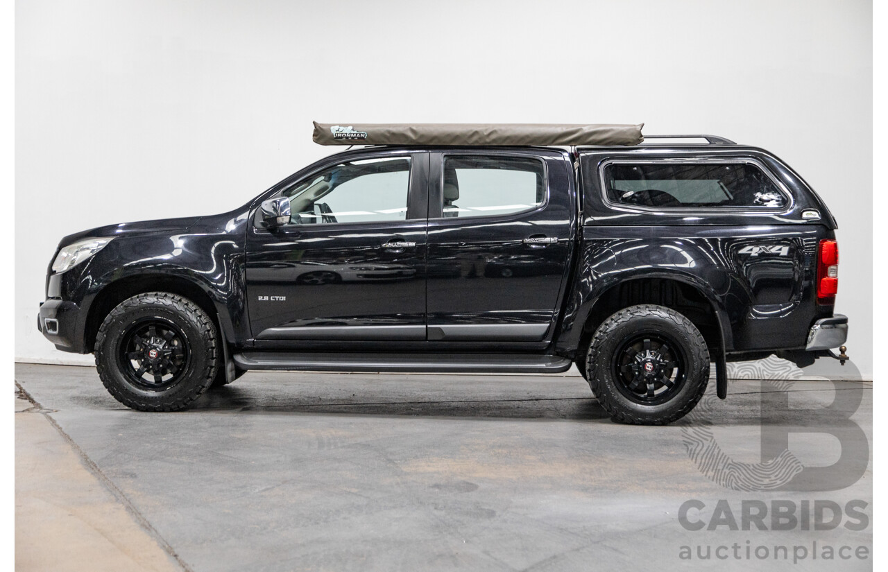 7/2014 Holden Colorado LTZ (4x4) RG MY14 4d Dual Cab Black Sapphire Metallic Turbo Diesel 2.8L