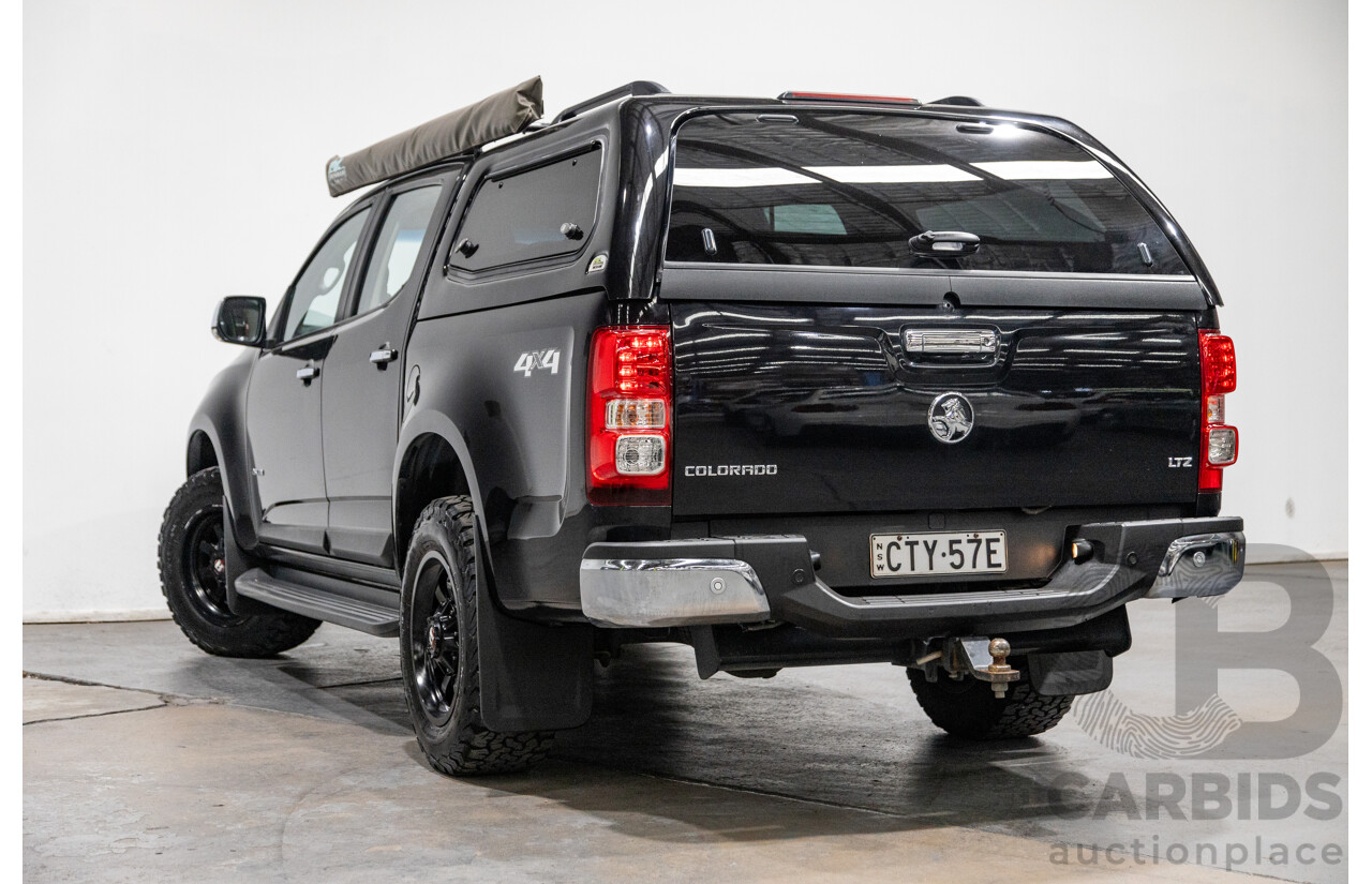 7/2014 Holden Colorado LTZ (4x4) RG MY14 4d Dual Cab Black Sapphire Metallic Turbo Diesel 2.8L