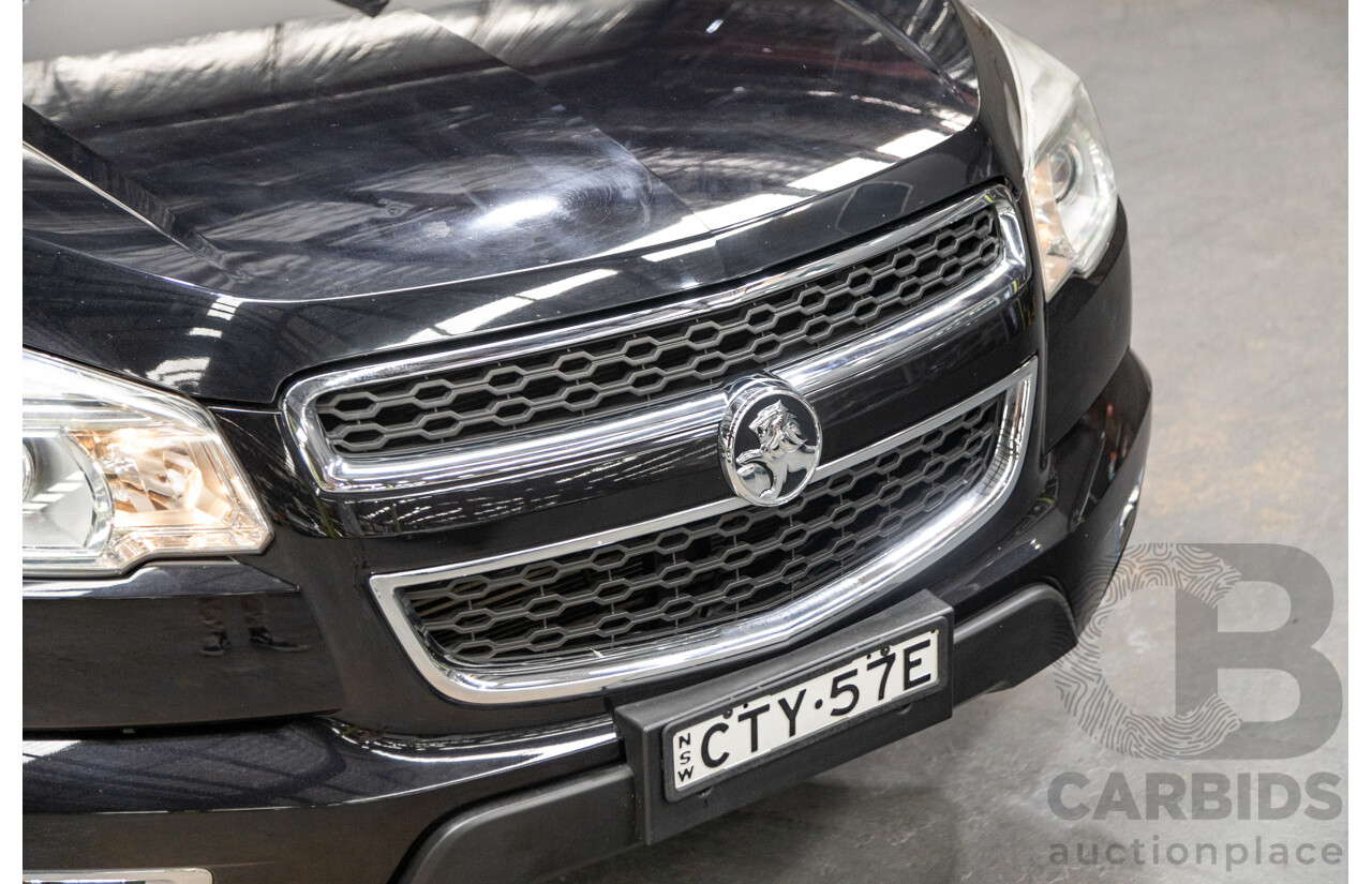 7/2014 Holden Colorado LTZ (4x4) RG MY14 4d Dual Cab Black Sapphire Metallic Turbo Diesel 2.8L