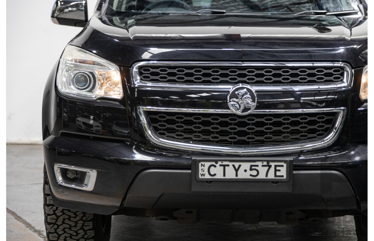 7/2014 Holden Colorado LTZ (4x4) RG MY14 4d Dual Cab Black Sapphire Metallic Turbo Diesel 2.8L