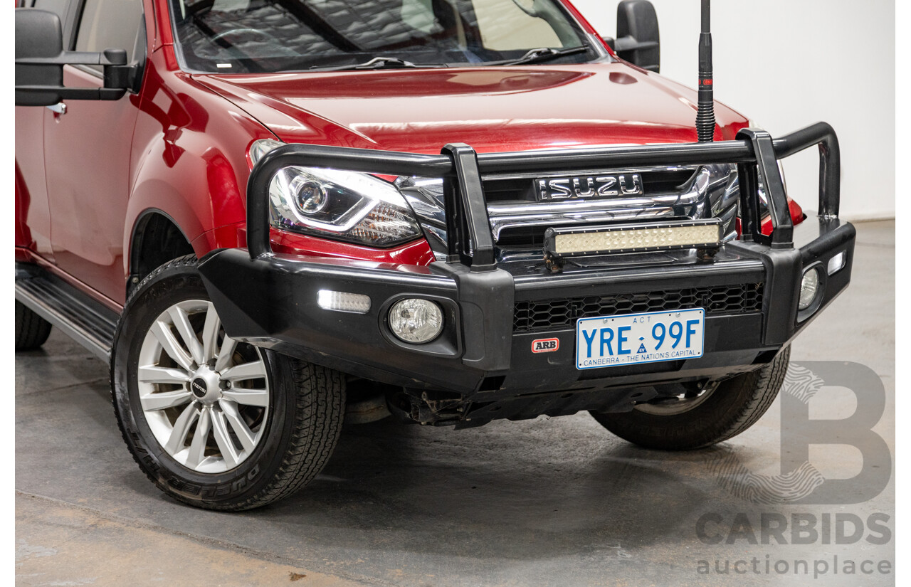 11/2018 Isuzu MU-X LS-T MY18 4d Wagon Magnetic Red Turbo Diesel 3.0L - 7 Seater