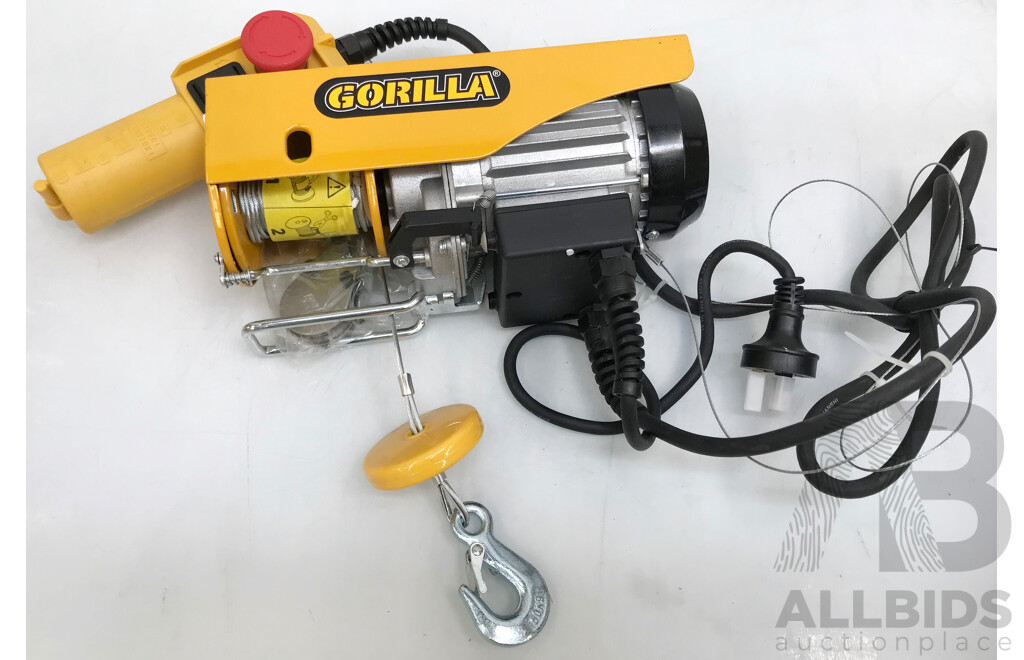 Gorilla 100kg Electric Hoist