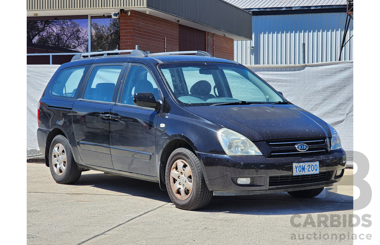 10/2007 Kia Grand Carnival (EX) VQ 4d Wagon Black 3.8L