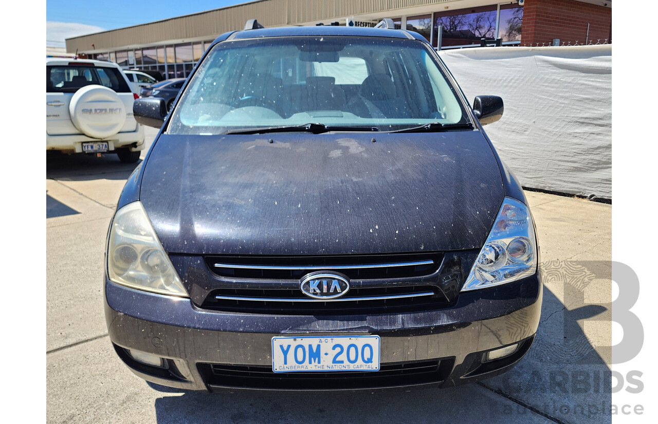 10/2007 Kia Grand Carnival (EX) VQ 4d Wagon Black 3.8L