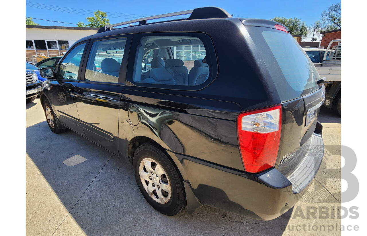 10/2007 Kia Grand Carnival (EX) VQ 4d Wagon Black 3.8L