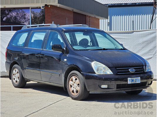 10/2007 Kia Grand Carnival (EX) VQ 4d Wagon Black 3.8L