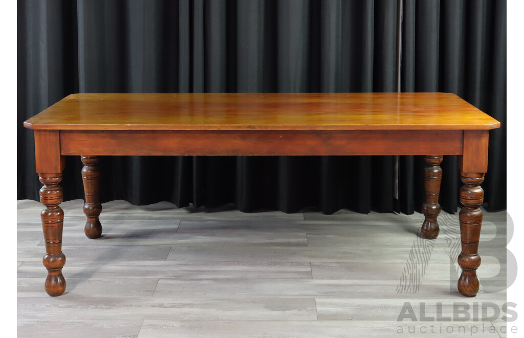 Edwardian Pine Dining Table