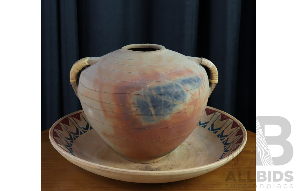 Terracotta Vessel and Bowl