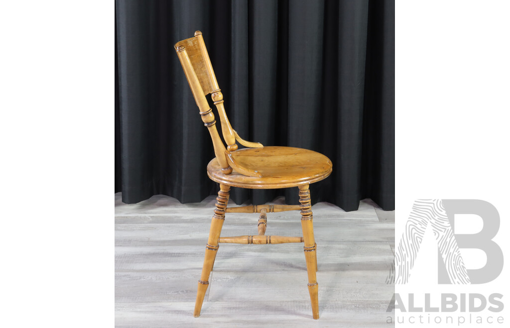 European Elm Dining Chair