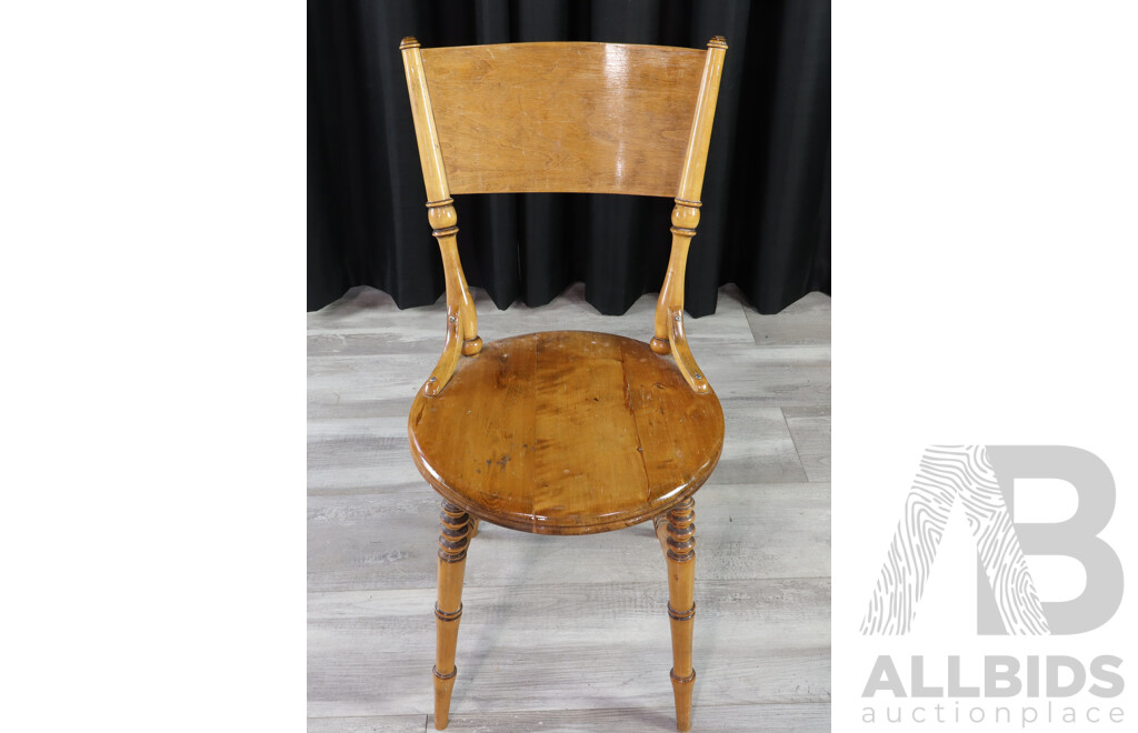 European Elm Dining Chair