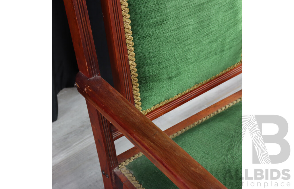 Edwardian Mahogany Parlour Chair