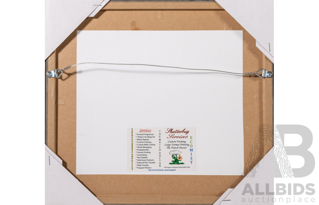 Pro Hart, (20th Century, Australian, 1928-2006), Dragon Fly, Original Oil on Bible Cover, Signed & Framed, 31 x 34 cm (frame)