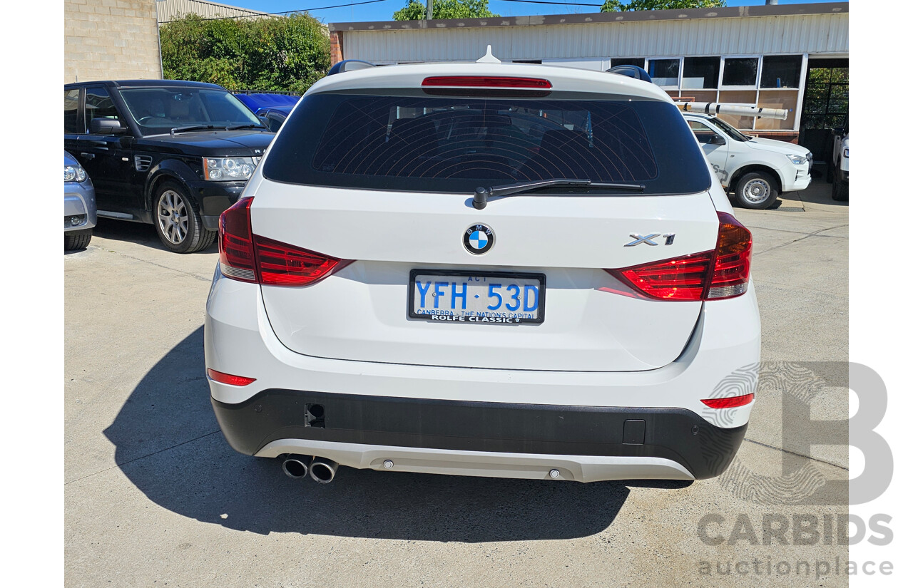 5/2013 Bmw X1 Sdrive 20i E84 MY13 4d Wagon White 2.0L