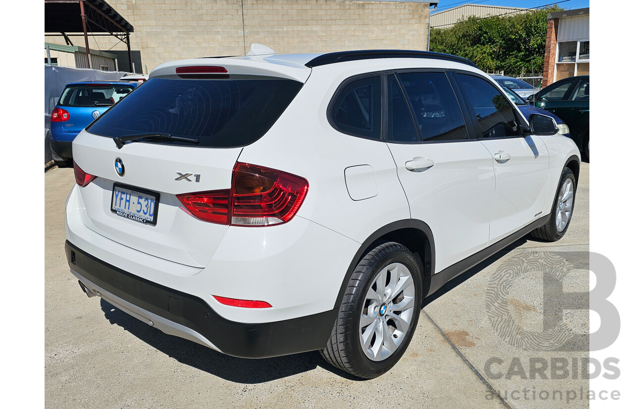 5/2013 Bmw X1 Sdrive 20i E84 MY13 4d Wagon White 2.0L