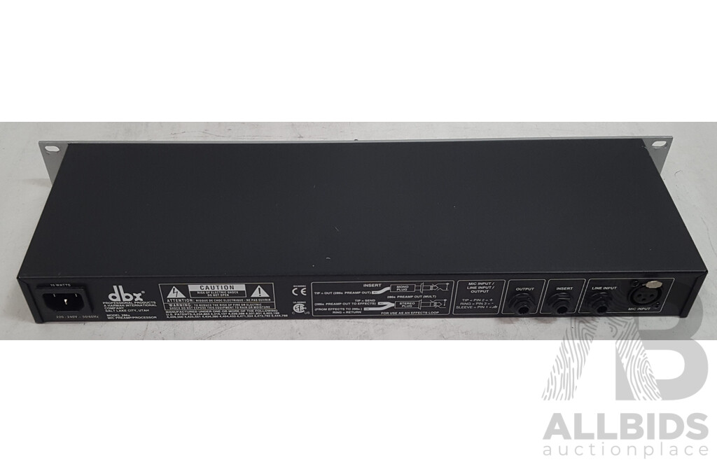 DBX 286s Microphone Pre-Amp & Channel Strip Processor