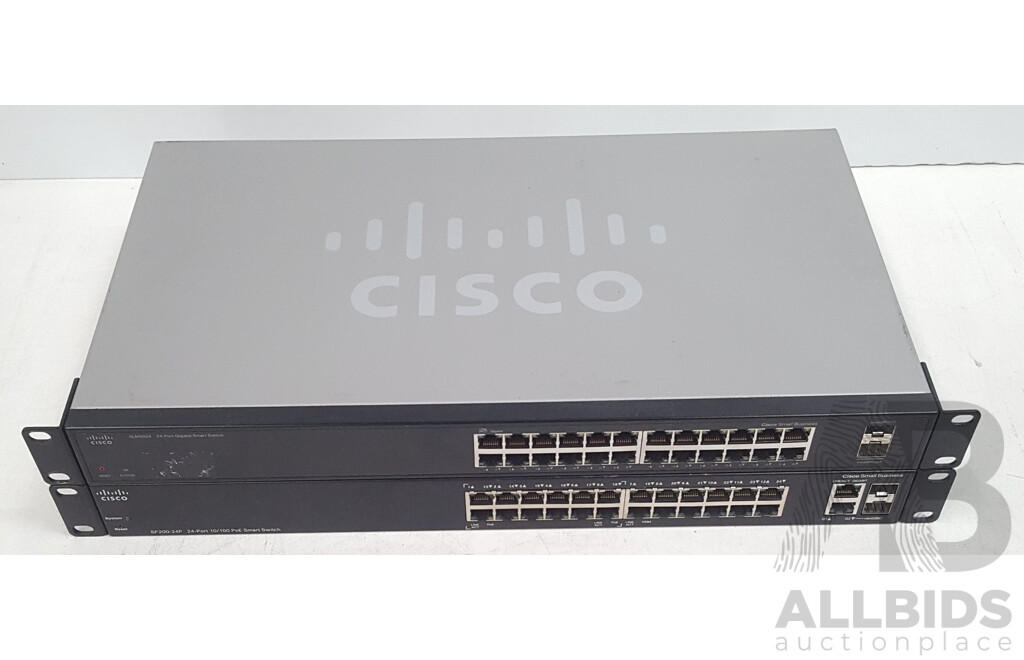 Cisco Assorted Small Business Switches - Lot of Two