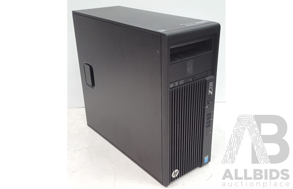 HP Z230 Intel Xeon (E3-1241 v3) 3.50GHz-3.90GHz 4-Core CPU Workstation w/ NVIDIA Quadro K4200